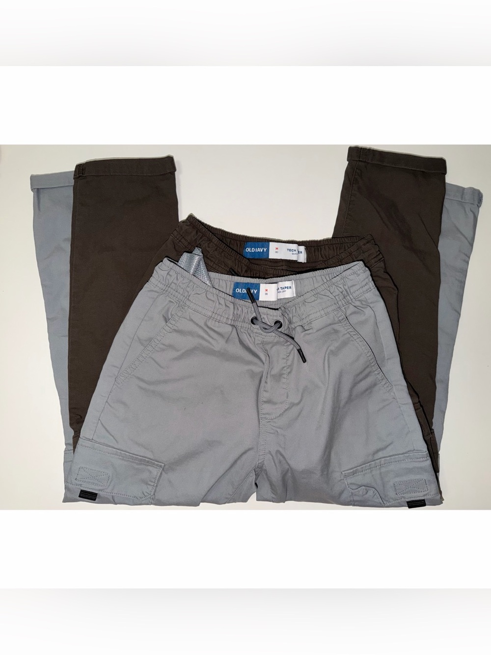 Old Navy Boys Cargo Pants/ Tech Taper Size M Bundle